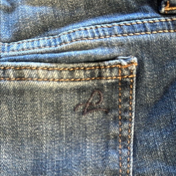 DL1961 Girls’ Blue Jean Shorts with Frayed Hem— size 12 - Picture 4 of 4